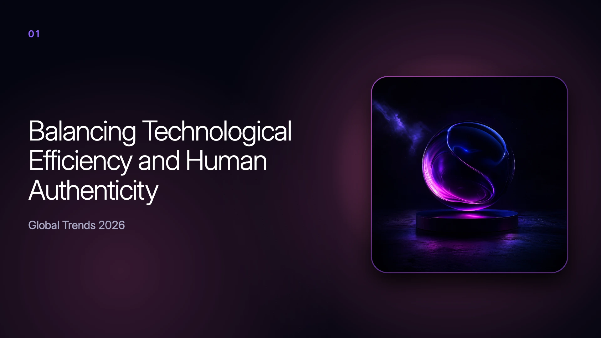 Impactful brand-aligned cover slide